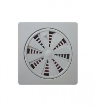 (182924) Rozetna za ventilaciju 150x150mm PVC siva