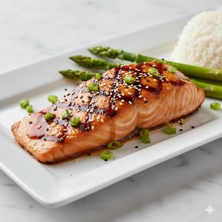 Salmón Teriyaki