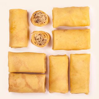 Млинці з куркою і грибами