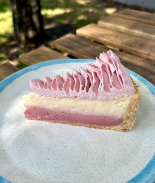 Чзкейк Малина-пармезан