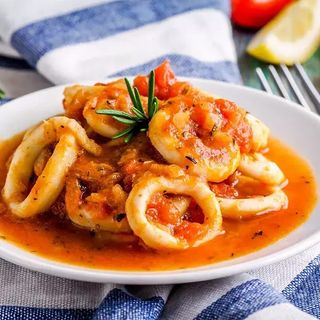 Calamars à la Diavola