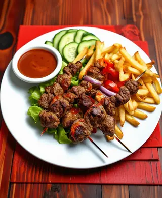 Duży talerz kebab