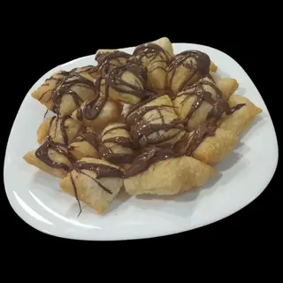 Chiacchiere alla Nutella e Cocco 