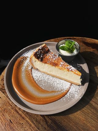 Чіз-кейк з морозивом