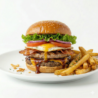 Hamburguesas Kanjou Con Bbq Y Bacon