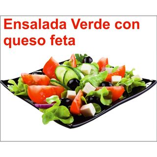 Ensalada Verde Con Queso Feta