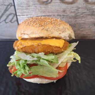 Chicken cheese burger