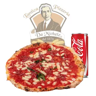 Pizza Diavola + bevanda