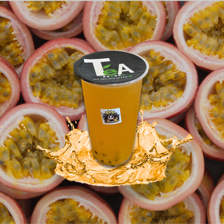 Bubble tea fruit passion