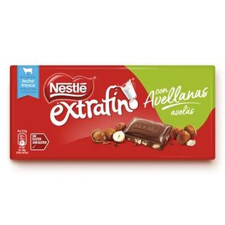 Chocolate Leche Extrafino Avellanas Nestlé S. Gluten 123 G