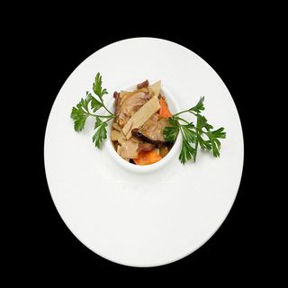 232 Anatra funghi e bambù