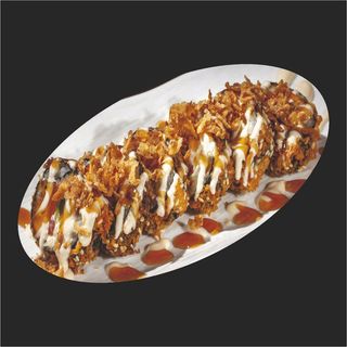 235 tempura salmon aguacate cebolla frita y salsa mayonesa 12 und