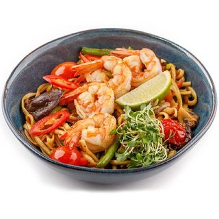 Удон з креветкою