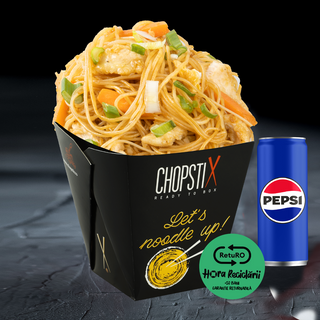 Meniu Noodles cu pui