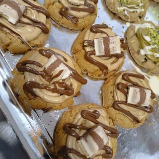 Cookies rellenas dé Kinder y Nutella 