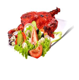 Tandoori Chicken com salada