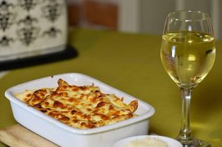 Penne Quattro Formaggi la cuptor