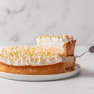 Tarta de limón y merengue (porción)