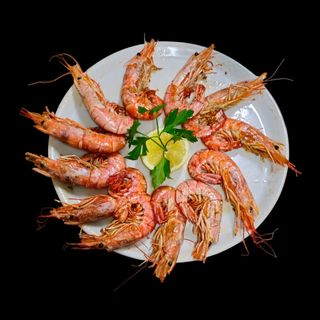 GAMBONES A LA PLANCHA