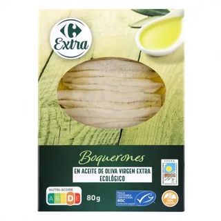 Boquerones en AOVE Eco Carrefour sin Gluten 80 Gr.