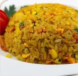 Riso con curry piccante
