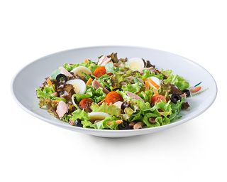 Salada de atum e feijão frade