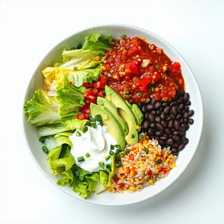 Veggie burrito  farfurie