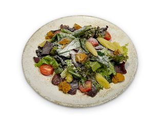 Зеленый микс с вяленой кониной и куртом (220г)