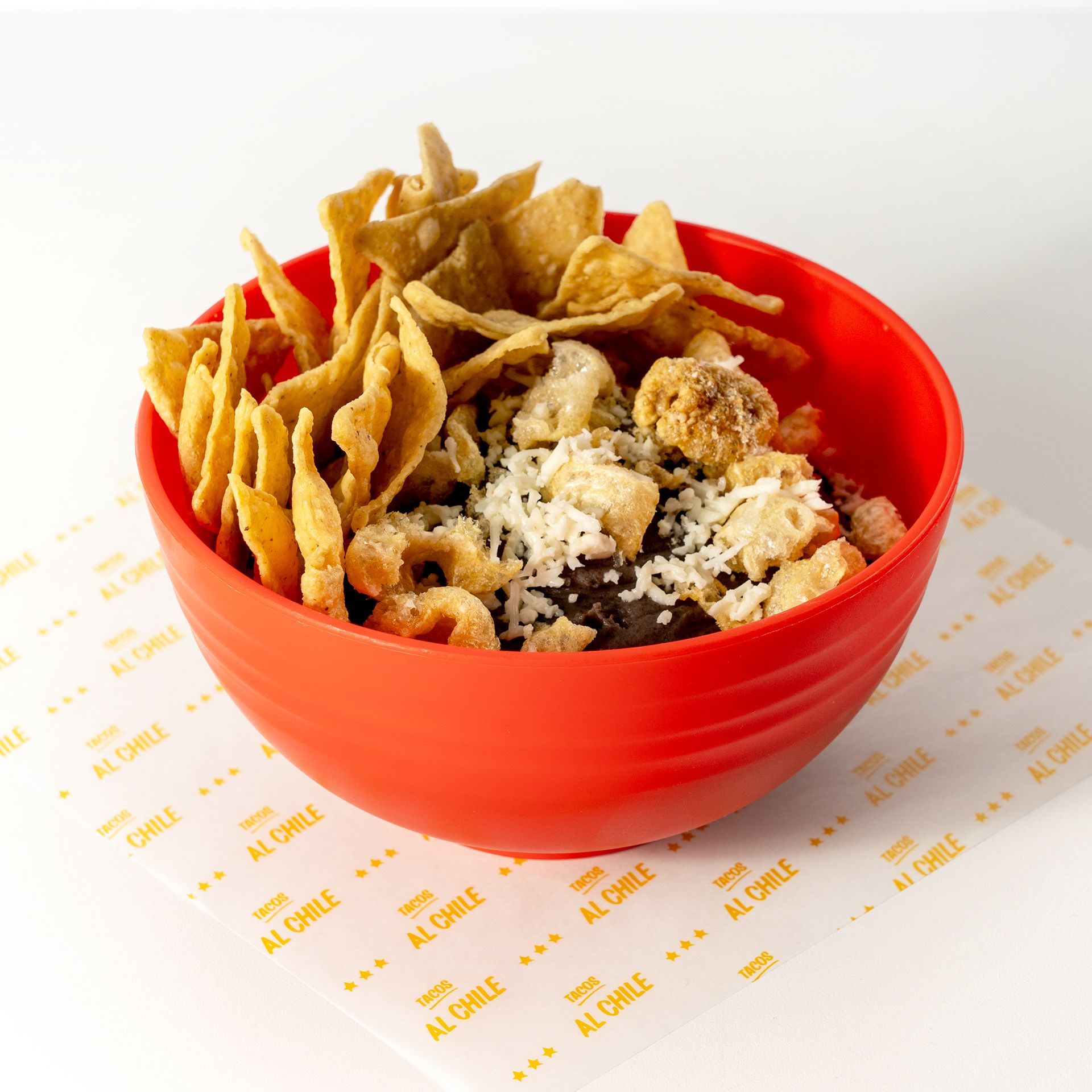 Frijoles Puercos con totopos (160 gr)