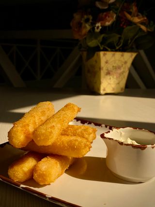 Жареные сырные палочки