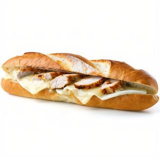Bocadillo De Filete De Pollo Y Queso