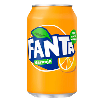 Fanta Naranja lata 330ml.