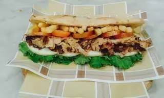 Panino pizza kebab