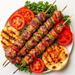 Plat Brochettes Viande (x3)