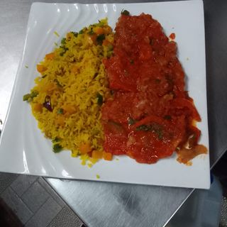 Pan Fried Fish in Tomato Sauce