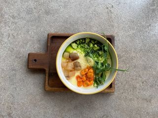 Банош з Бринзою та шкварками (380г)