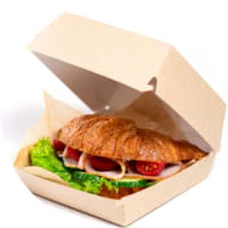 Croissant Estambul (1ud) Tartar jamón York, salsa de yogur, lechuga, pepinillo laminado