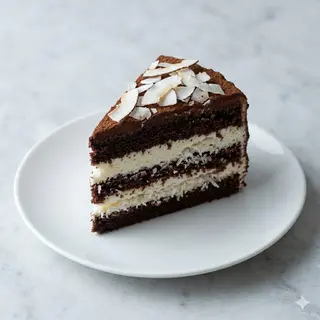 Torta cocco e cacao