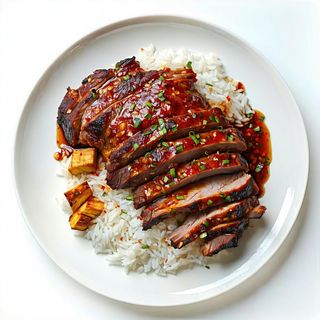 Pierna de cerdo asada