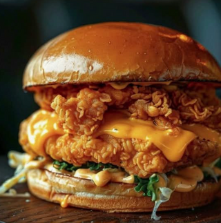 El crispy smash burger