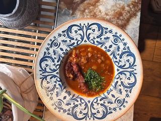 Суп Магірето з підкопченим реберцем хрюші та беконом (350г)