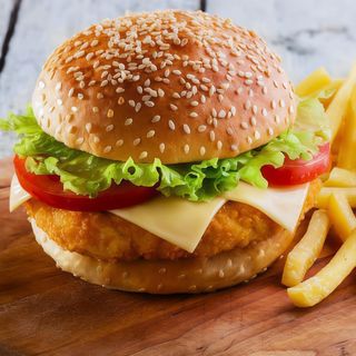 Hamburguesa Pollo Y Huevo