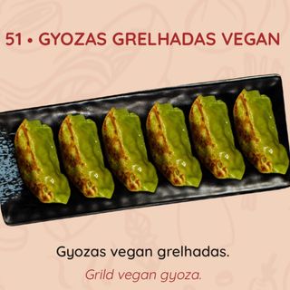 Gyozas Grelhadas Vegan