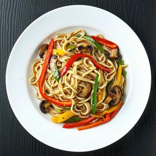 P8 Udon con verdure alla piastra