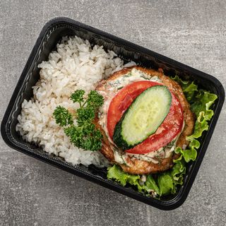 Котлета куриная Министерская с гарниром