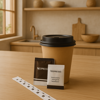 Café con leche de avena