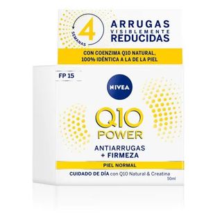 Crema De Dia Antiarrugas+ Firmeza Fp15 Nivea Q10 Power 50 Ml