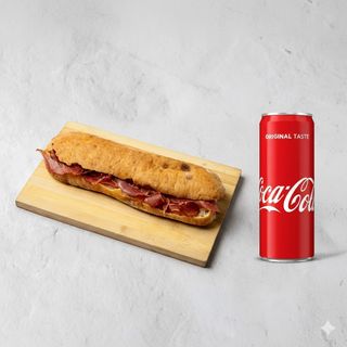 Sendvič sa goveđom pršutom + Coca Cola 0.33l