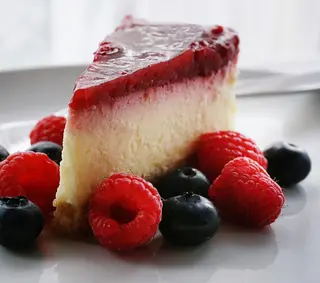 Tarta de Queso con Arandanos