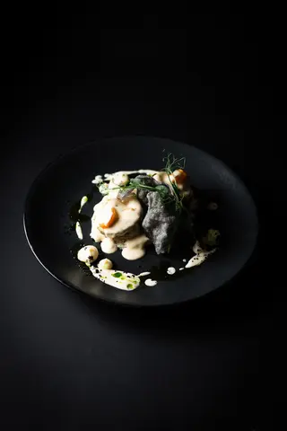 Сібас з креветками (120/100/20г)